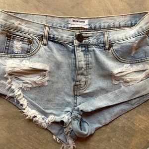 ONE TEASPOON Denim Shorts - Free People